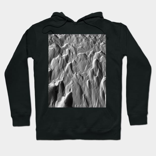 Snowy ridges, icy textures Hoodie by fparisi753